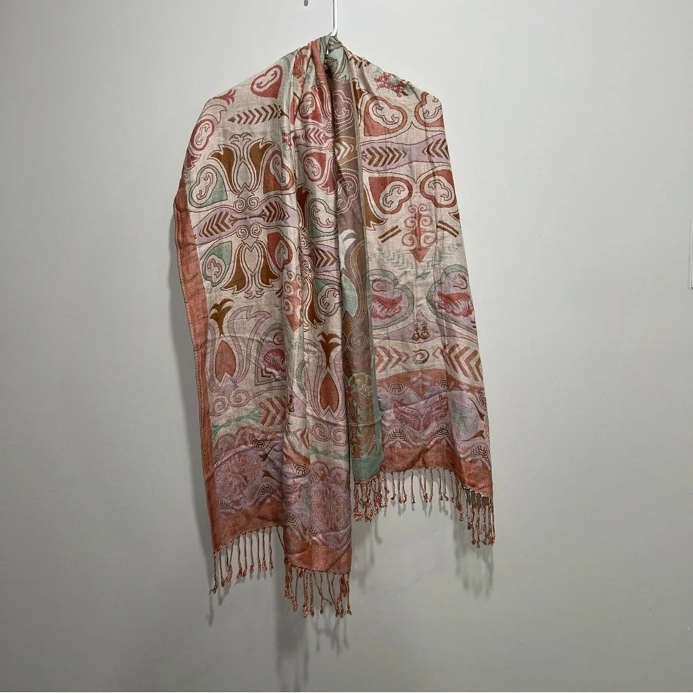 Ford Warriors In Pink Colorful Patterned Scarf
